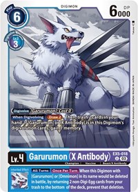 Garurumon (X Antibody) #EX5-018 U