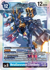 MetalGarurumon (X Antibody) #EX5-026 SR