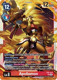 Apollomon #EX5-014 SR