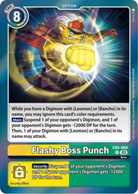Flashy Boss Punch #EX5-068 R