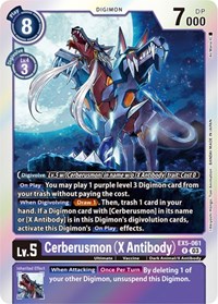 Cerberusmon (X Antibody) #EX5-061 R