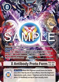 X Antibody Proto Form (Alternate Art) #EX5-070 SR