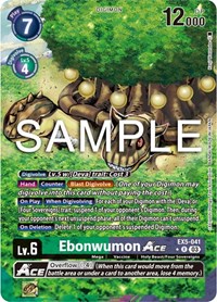 Ebonwumon ACE (Alternate Art) #EX5-041 R