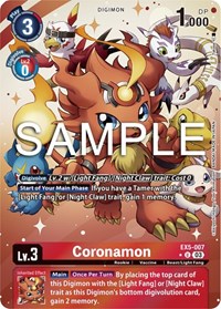 Coronamon (Alternate Art) #EX5-007 U
