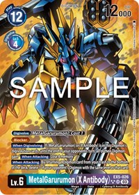 MetalGarurumon (X Antibody) (3 Star Alternate Art) #EX5-026 SR