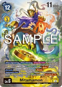 Mitamamon (Alternate Art) #EX5-033 SR