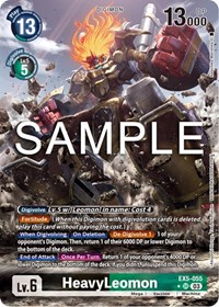 HeavyLeomon (Alternate Art) #EX5-055 SR