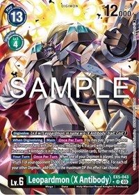 Leopardmon (X Antibody) (Alternate Art) #EX5-043 SR