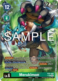 Merukimon (Alternate Art) #EX5-042 SR