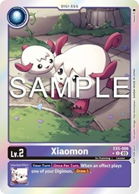 Xiaomon (Animal Colosseum Box Promotion Pack) #EX5-006 U