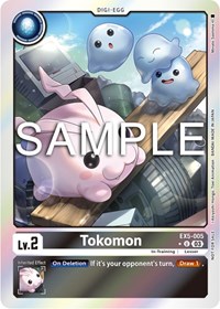 Tokomon (Animal Colosseum Box Promotion Pack) #EX5-005 U