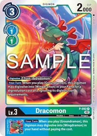 Dracomon - P-092 (3rd Anniversary Update Pack) #P-092 P