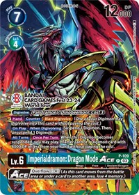 Imperialdramon: Dragon Mode ACE - P-109 (BANDAI Card Games Fest 23-24 World Tour) #P-109 P