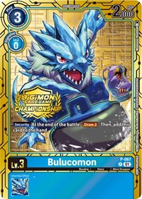 Bulucomon - P-067 (Championship 2023 Gold Card Set) #P-067 P