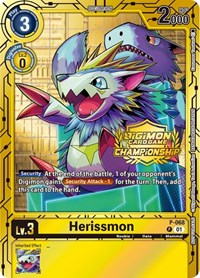 Herissmon - P-068 (Championship 2023 Gold Card Set) #P-068 P