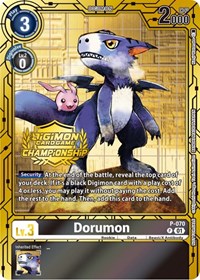 Dorumon - P-070 (Championship 2023 Gold Card Set) #P-070 P