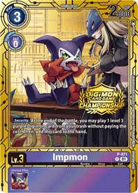Impmon - P-071 (Championship 2023 Gold Card Set) #P-071 P