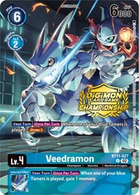 Veedramon (Championship 2023 Tamers Pack) #BT11-027 U