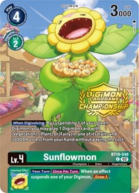 Sunflowmon (Championship 2023 Tamers Pack) #BT10-048 C