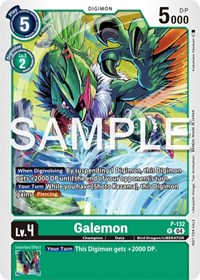 Galemon (Digimon Liberator Promotion Pack) #P-132 P