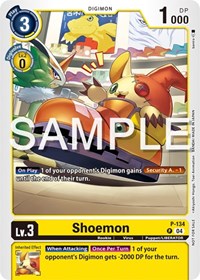 Shoemon (Digimon Liberator Promotion Pack) #P-134 P