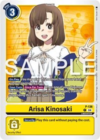 Arisa Kinosaki (Digimon Liberator Promotion Pack) #P-136 P