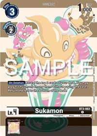 Sukamon (Digimon Illustration Competition Pack 2023) #BT3-063 C