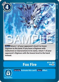 Fox Fire #BT15-090 C