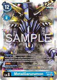 MetalGarurumon #BT15-101 SEC