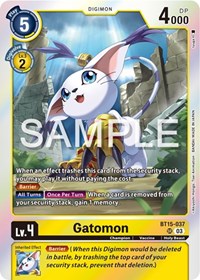 Gatomon #BT15-037 SR