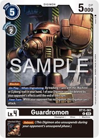 Guardromon #BT15-061 U