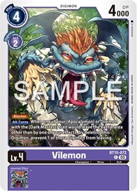 Vilemon #BT15-072 C