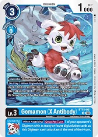 Gomamon (X Antibody) #BT15-021 U