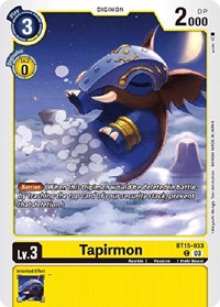 Tapirmon #BT15-033 C