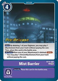 Mist Barrier #BT15-098 U