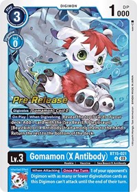 Gomamon (X Antibody) #BT15-021 U