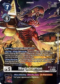 Megadramon (Alternate Art) #BT15-064 SR