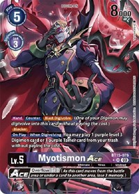 Myotismon ACE (Alternate Art) #BT15-076 SR