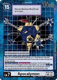 Apocalymon (Special Edition Alternate Art) #BT15-102 SEC