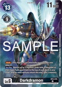 Darkdramon (Official Tournament Pack Vol.12) #BT4-074 R