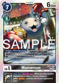 Mamemon (Official Tournament Pack Vol.12) #BT11-068 R