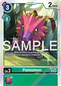 Pomumon (Official Tournament Pack Vol.12) #EX3-038 U