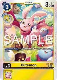 Cutemon (Winner Pack -Exceed Apocalypse-) #BT5-033 C