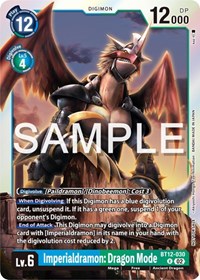 Imperialdramon: Dragon Mode (Event Pack 6) #BT12-030 R