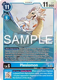 Plesiomon (Event Pack 6) #EX3-023 U