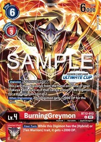 BurningGreymon (Ultimate Cup 2024) #BT12-013 U