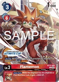 Flamemon (Ultimate Cup 2024) #BT12-009 C
