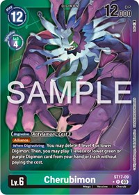 Cherubimon (Advanced Deck Set Double Typhoon Secret Pack) #ST17-09 R