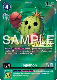 Togemon (2024 Regionals Champion) #BT14-046 U