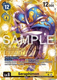 Seraphimon (2024 Regionals Finalist) #BT14-041 R